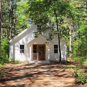 Rustic Trails Church in the wild woods, Wedding Venue, Air BnB, Retreats, Anniversary, Birthday, Class, School, Education, Meeting, Church, Upper Room, Jail, Livery, Land Office, Bunk House, Bank, Bath House, Piney Woods