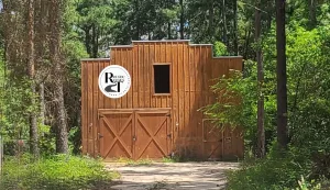 Rustic Trails Texas LLC in the wild woods, Wedding Venue, Air BnB, Retreats, Anniversary, Birthday, Class, School, Education, Meeting, Church, Upper Room, Jail, Livery, Land Office, Bunk House, Bank, Bath House, Piney Woods, Cabins, Cottages, rentals